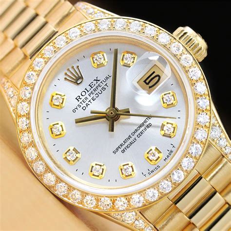 presidential rolex women's watch|ladies presidential rolex diamond bezel.